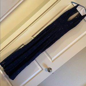 Sapphire Formal Gown with back detailing